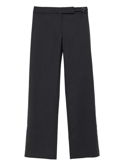 Paloma Wool Pinstriped Trousers In Grey