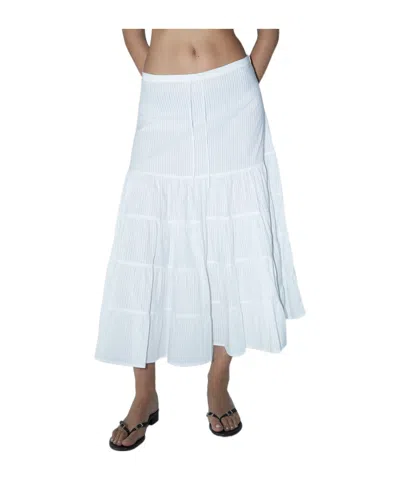 Paloma Wool Pleated Midi Skirt