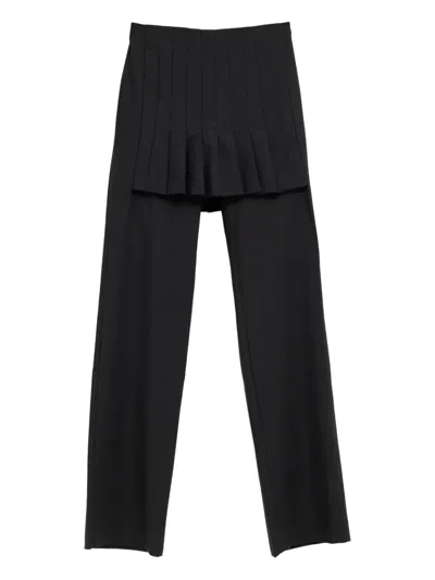Paloma Wool Pleated Skirt In Black