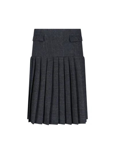 Paloma Wool Plugin Midi Skirt In Black