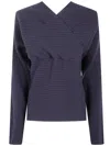 Paloma Wool Grey Merino Wool Sweater In Blue