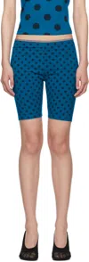 Paloma Wool Polka Dot Shorts In Blue