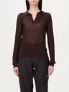 Paloma Wool Dandy Open Stitch Long Sleeve Polo