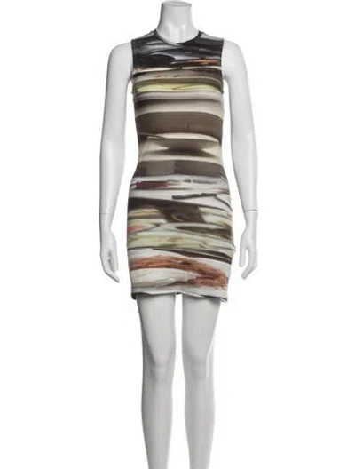 Pre-owned Paloma Wool Printed Mini Dress In Multicolor