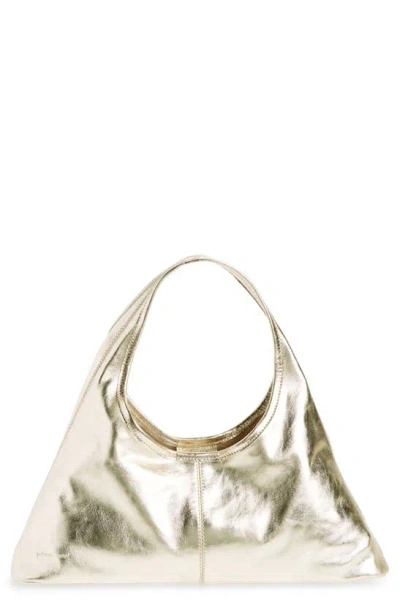 Paloma Wool Querida Leather Hobo Bag In Gold