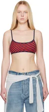 Paloma Wool Striped Top In Red