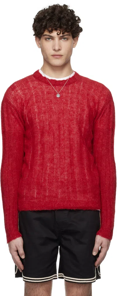 Paloma Wool Red Campi Jumper In 250 Red