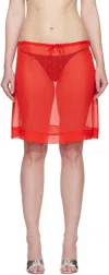Paloma Wool Red Milevo Miniskirt In Red