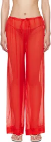 Paloma Wool Red Nag-nag Lounge Pants In Pink