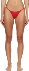 Paloma Wool Red Sharpie Bikini Bottom In Red