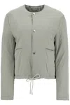 Paloma Wool Khaki Ebner Reversible Down Jacket In Ecru (grey)