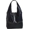 Paloma Wool Riba Convertible Leather Shoulder Bag In Black