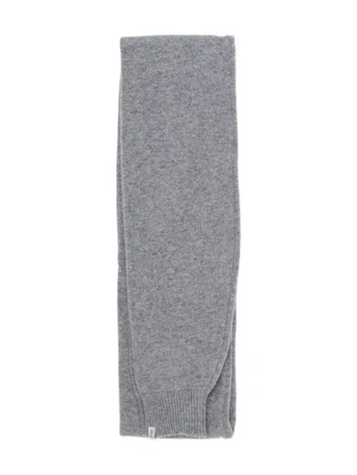 Paloma Wool Ribbed-trim Scarf In Gray