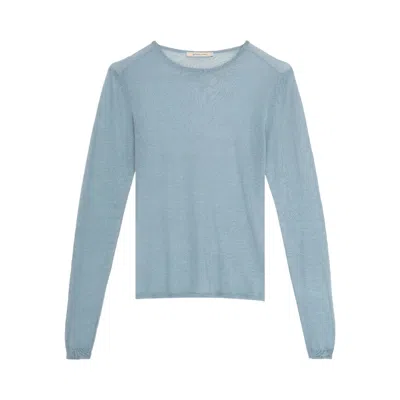 Pre-owned Paloma Wool Round Losa Top 'turquoise' | Blue | Women's Size S