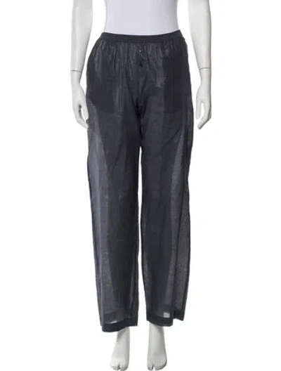 Pre-owned Paloma Wool Ruffle Embellishment Sweatpants In Blue