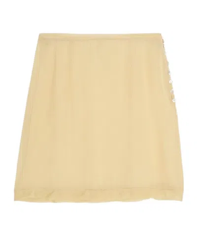 Paloma Wool Ruffled Skirt In Yellow