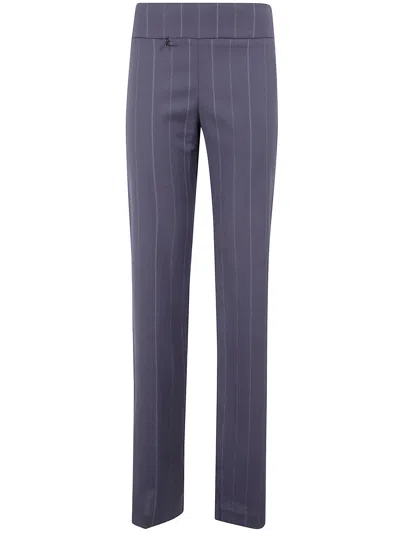 Paloma Wool Saba Striped Trousers In Blue