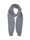 Paloma Wool Luxurious Soft Scarf Ribbed Cuffs In Gray