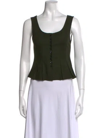 Pre-owned Paloma Wool Scoop Neck Sleeveless Top In Blue