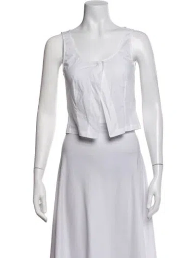 Pre-owned Paloma Wool Scoop Neck Sleeveless Top In Green