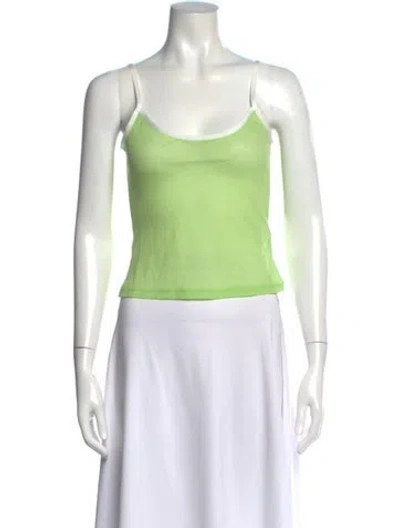 Pre-owned Paloma Wool Scoop Neck Sleeveless Top W/ Tags In Green
