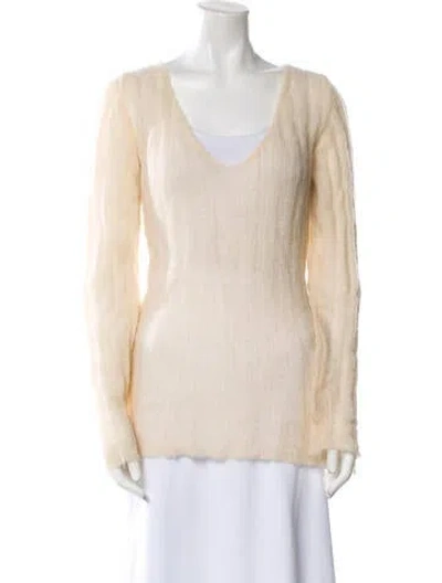 Pre-owned Paloma Wool Scoop Neck Sweater In Neutral