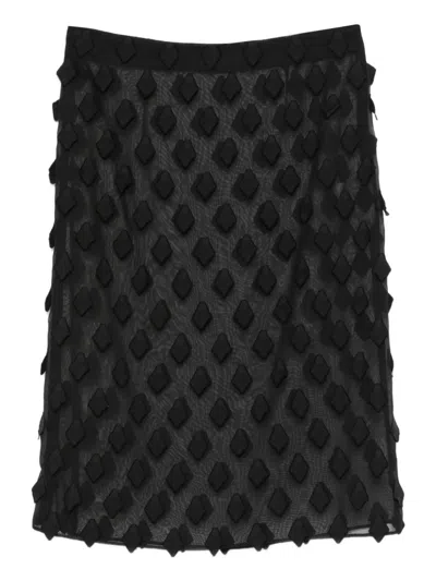 Paloma Wool Sheer Midi Skirt In Black