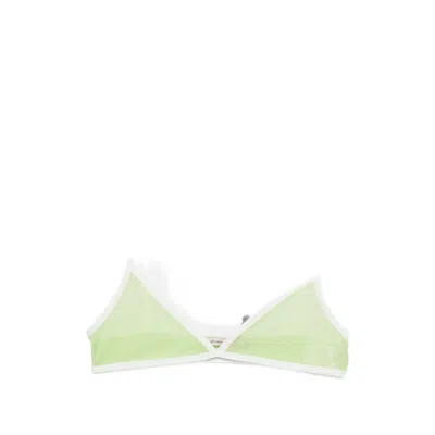 Paloma Wool Sheer Triangle Bralette In Green