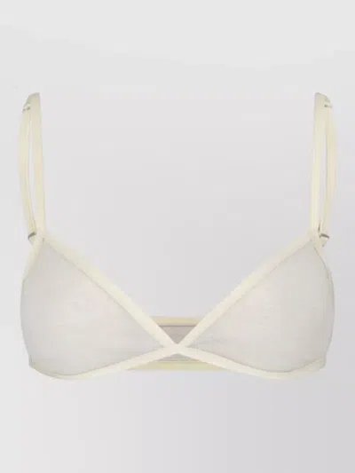 Paloma Wool Sheer Underwear Top Adjustable Straps Band In Neutral