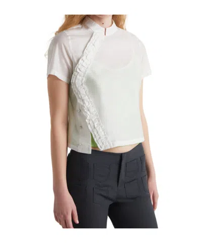 Paloma Wool Short-sleeved Top In White