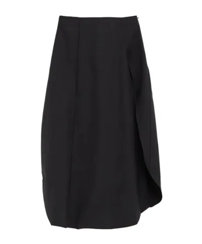 Paloma Wool Side Slit Balloon Mileto Skirt In Black