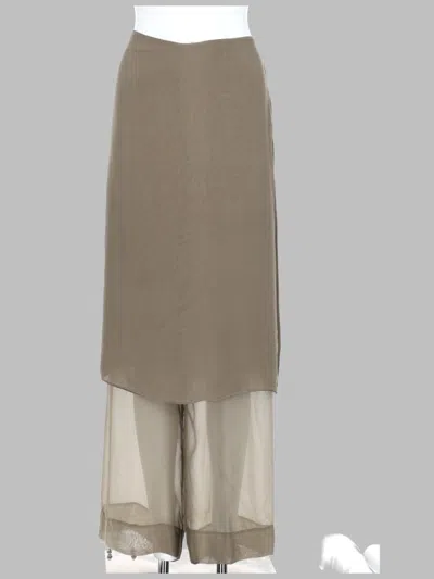 Paloma Wool Silk Archive Trousers In Gray
