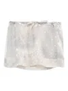 Paloma Wool Silk-blend Mini Skirt In Grey