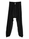 Paloma Wool Silk Palazzo Trousers In Black