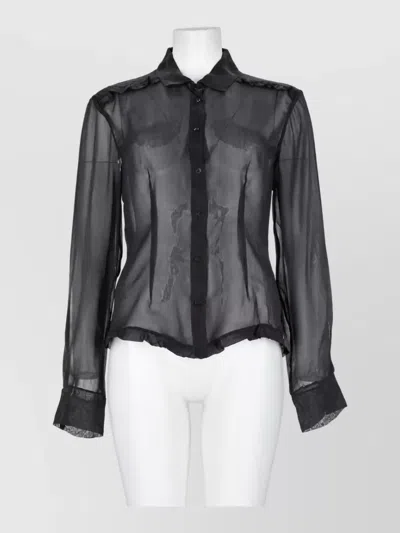 Paloma Wool Silk Shirt In Black