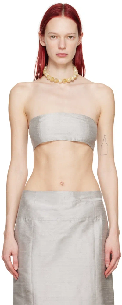 Paloma Wool Silver Ayete Top In Grey