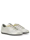 Paloma Wool Silver Leather Sneakers