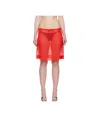 Paloma Wool Red Milevo Miniskirt