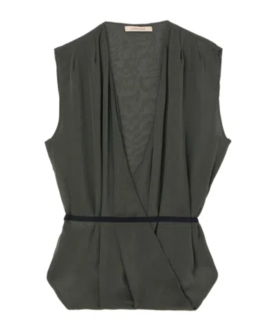 Paloma Wool Khaki Varn Top In Green