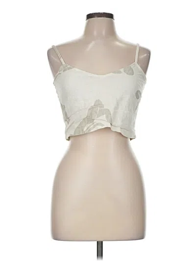 Pre-owned Paloma Wool Sleeveless Top Ivory Sweetheart Neckline Tops
