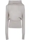 Paloma Wool "sofre" High Neck Sweater Clothing In Gray