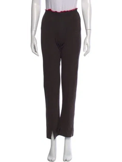 Pre-owned Paloma Wool Straight Leg Pants In Brown