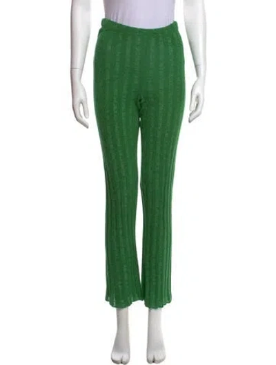 Pre-owned Paloma Wool Straight Leg Pants In Green