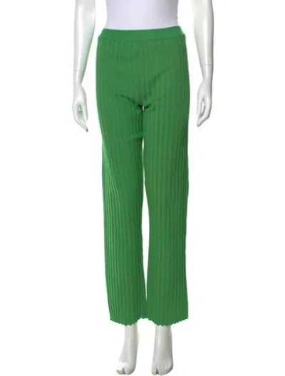 Pre-owned Paloma Wool Straight Leg Pants In Green