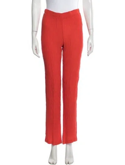 Pre-owned Paloma Wool Straight Leg Pants In Red