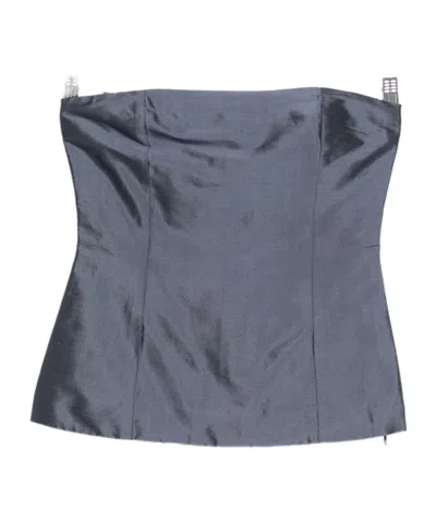 Paloma Wool Strap Detail Bustier In Gray