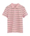 Paloma Wool Striped Button-down Polo Shirt In Pink
