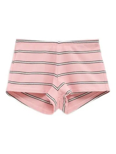 Paloma Wool Gestreifte Shorts In Pink