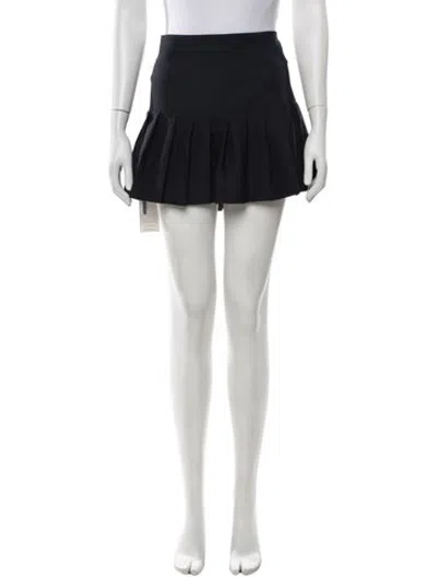 Pre-owned Paloma Wool Striped Mini Skirt In Black