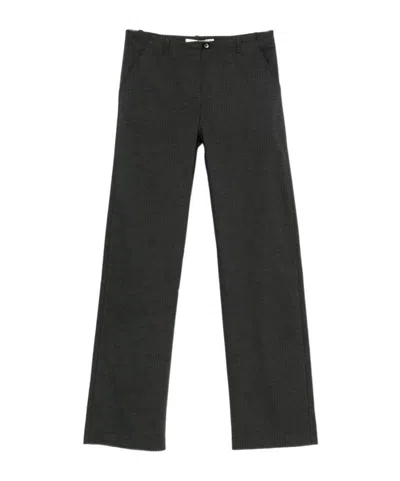 Paloma Wool Striped Pattern Casual Pants In Black